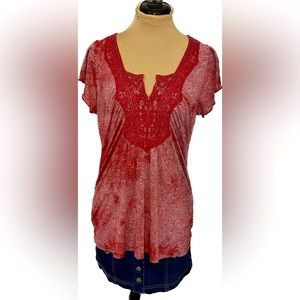 Live and let Live Boho Short Sleeved Shirt